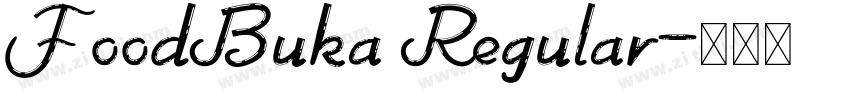FoodBuka Regular字体转换
